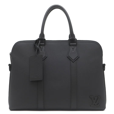 ルイヴィトン LOUIS VUITTON テイクオフ ブリーフケース M59159 ブラック グレインカーフレザー 2WAYバッグ ブラック金具 ビジネスバッグ 黒