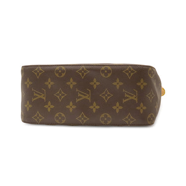 ルイヴィトン LOUIS VUITTON ルーピング MM M51146 モノグラム モノグラムキャンバス ハンドバッグ ゴールド金具 茶 ワンハンドル