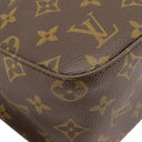 ルイヴィトン LOUIS VUITTON ルーピング MM M51146 モノグラム モノグラムキャンバス ハンドバッグ ゴールド金具 茶 ワンハンドル