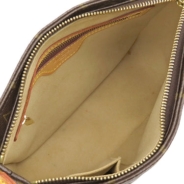 ルイヴィトン LOUIS VUITTON ルーピング MM M51146 モノグラム モノグラムキャンバス ハンドバッグ ゴールド金具 茶 ワンハンドル
