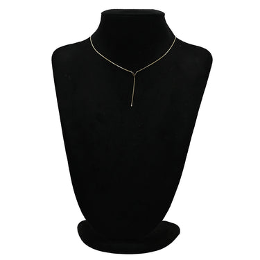 ジェイエスティナ J.ESTINA V字モチーフ ダイヤモンド イエローゴールド K14YG ダイヤモンド ネックレス J.ESTINA Au585 14K 1P 1石 1粒 スイング