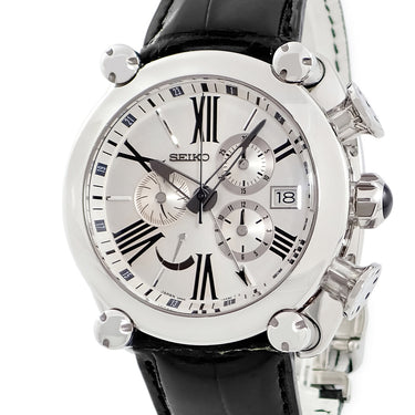 腕時計 セイコー SEIKO ガランテ SBLA025 5R86-0AB0 自動巻き メンズ スプリングドライブ クロノグラフ GMT パワーリザーブ表示