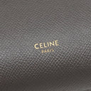 セリーヌ CELINE ベルトバッグ ナノ グレー レザー 2WAYバッグ ゴールド金具 ハンドバッグ ショルダーバッグ