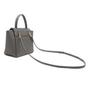セリーヌ CELINE ベルトバッグ ナノ グレー レザー 2WAYバッグ ゴールド金具 ハンドバッグ ショルダーバッグ