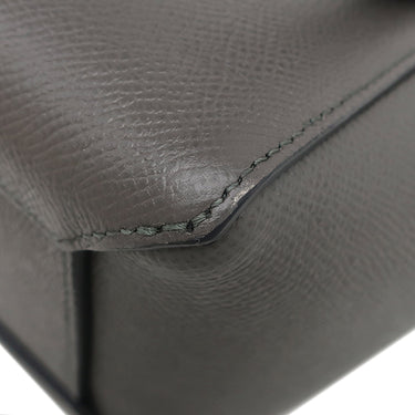 セリーヌ CELINE ベルトバッグ ナノ グレー レザー 2WAYバッグ ゴールド金具 ハンドバッグ ショルダーバッグ