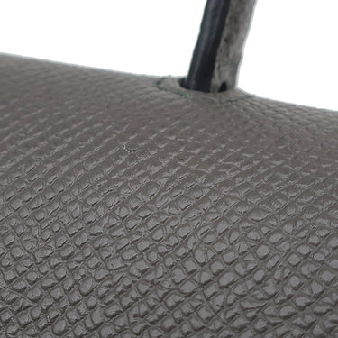 セリーヌ CELINE ベルトバッグ ナノ グレー レザー 2WAYバッグ ゴールド金具 ハンドバッグ ショルダーバッグ