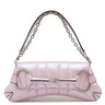 グッチ GUCCI ホースビット チェーン ミディアム 764255 ピンクオーロラ レザー ショルダーバッグ シルバー金具