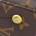 ルイヴィトン LOUIS VUITTON ジョルジュBB M53867 ノワール×ローズプードル モノグラムキャンバス 2WAYバッグ ゴールド金具 茶 黒 ピンク ライン ショルダー