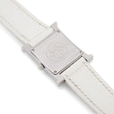 腕時計 エルメス HERMES Hウォッチ PM HH1.210 クオーツ レディース ブラック シェル アラビア スクエア H型