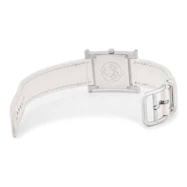 腕時計 エルメス HERMES Hウォッチ PM HH1.210 クオーツ レディース ブラック シェル アラビア スクエア H型