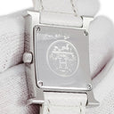 腕時計 エルメス HERMES Hウォッチ PM HH1.210 クオーツ レディース ブラック シェル アラビア スクエア H型