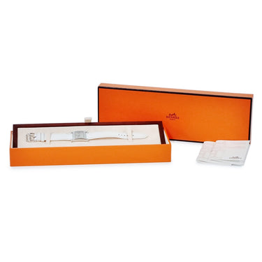 腕時計 エルメス HERMES Hウォッチ PM HH1.210 クオーツ レディース ブラック シェル アラビア スクエア H型