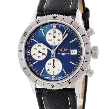 腕時計 ブライトリング BREITLING ナビタイマー アヴィアスター A13023 自動巻き メンズ クロノグラフ ブルー デイト 回転ベゼル