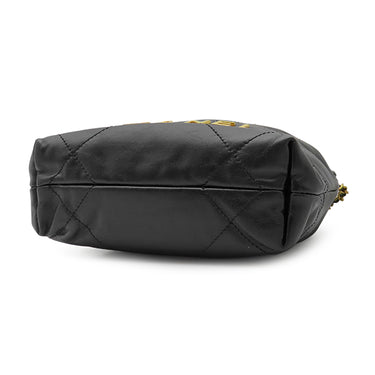 シャネル CHANEL CHANEL 22 ミニ ハンドバッグ AS3980B1905994305 ブラック カーフ シャイニー カーフスキン 2WAYバッグ ヴィンテージ金具