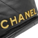 シャネル CHANEL CHANEL 22 ミニ ハンドバッグ AS3980B1905994305 ブラック カーフ シャイニー カーフスキン 2WAYバッグ ヴィンテージ金具