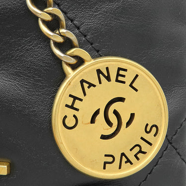 シャネル CHANEL CHANEL 22 ミニ ハンドバッグ AS3980B1905994305 ブラック カーフ シャイニー カーフスキン 2WAYバッグ ヴィンテージ金具