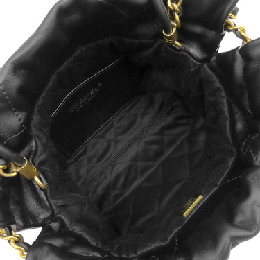 シャネル CHANEL CHANEL 22 ミニ ハンドバッグ AS3980B1905994305 ブラック カーフ シャイニー カーフスキン 2WAYバッグ ヴィンテージ金具
