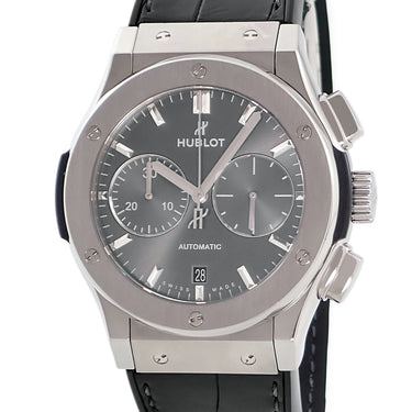 腕時計 ウブロ HUBLOT クラシックフュージョン クロノグラフ チタニウム レーシング グレー 521.NX.7071.LR 自動巻き メンズ
