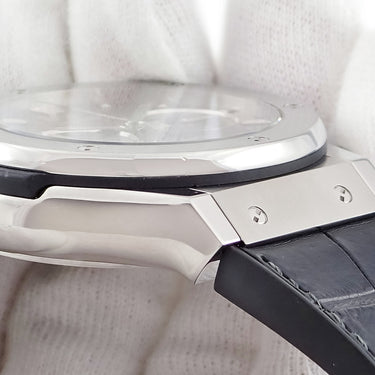 腕時計 ウブロ HUBLOT クラシックフュージョン クロノグラフ チタニウム レーシング グレー 521.NX.7071.LR 自動巻き メンズ