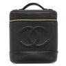 シャネル CHANEL ココマーク ミニ バニティ A01998 ブラック キャビアスキン ハンドバッグ ゴールド金具 ヴァニティ