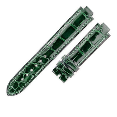 ハリーウィンストン Harry Winston 純正 プルミエール用 クロコバンド グリーン クロコダイル 腕時計パーツ 未使用 替え スペア 交換 ベルト 17mm グリーン 緑 バネ棒付き