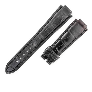 ハリーウィンストン Harry Winston 純正 プルミエール用 クロコバンド ブラック クロコダイル 腕時計パーツ 替え スペア 交換 ベルト 20mm ブラック 黒 バネ棒付き
