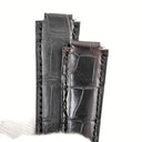 ハリーウィンストン Harry Winston 純正 プルミエール用 クロコバンド ブラック クロコダイル 腕時計パーツ 替え スペア 交換 ベルト 20mm ブラック 黒 バネ棒付き