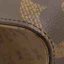 ルイヴィトン LOUIS VUITTON オンザゴー MM M45321 モノグラム モノグラムキャンバス モノグラムリバースキャンバス トートバッグ ゴールド金具 茶 ハンドバッグ