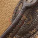 ルイヴィトン LOUIS VUITTON オンザゴー MM M45321 モノグラム モノグラムキャンバス モノグラムリバースキャンバス トートバッグ ゴールド金具 茶 ハンドバッグ