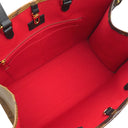 ルイヴィトン LOUIS VUITTON オンザゴー MM M45321 モノグラム モノグラムキャンバス モノグラムリバースキャンバス トートバッグ ゴールド金具 茶 ハンドバッグ