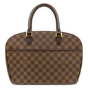 ルイヴィトン LOUIS VUITTON サリア オリゾンタル N51282 ダミエエベヌ ダミエキャンバス ハンドバッグ ゴールド金具 茶 ボストン