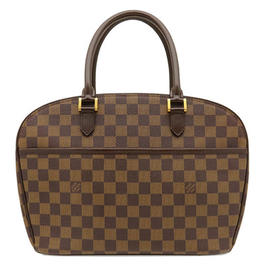 ルイヴィトン LOUIS VUITTON サリア オリゾンタル N51282 ダミエエベヌ ダミエキャンバス ハンドバッグ ゴールド金具 茶 ボストン