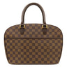 ルイヴィトン LOUIS VUITTON サリア オリゾンタル N51282 ダミエエベヌ ダミエキャンバス ハンドバッグ ゴールド金具 茶 ボストン