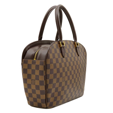 ルイヴィトン LOUIS VUITTON サリア オリゾンタル N51282 ダミエエベヌ ダミエキャンバス ハンドバッグ ゴールド金具 茶 ボストン