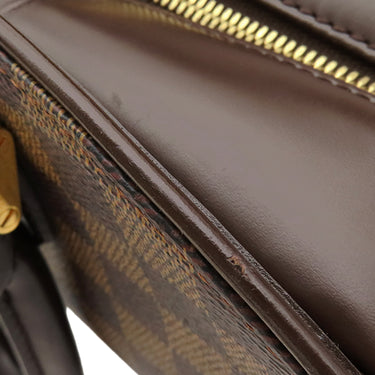 ルイヴィトン LOUIS VUITTON サリア オリゾンタル N51282 ダミエエベヌ ダミエキャンバス ハンドバッグ ゴールド金具 茶 ボストン