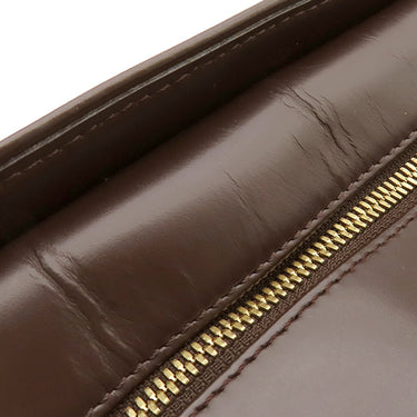 ルイヴィトン LOUIS VUITTON サリア オリゾンタル N51282 ダミエエベヌ ダミエキャンバス ハンドバッグ ゴールド金具 茶 ボストン