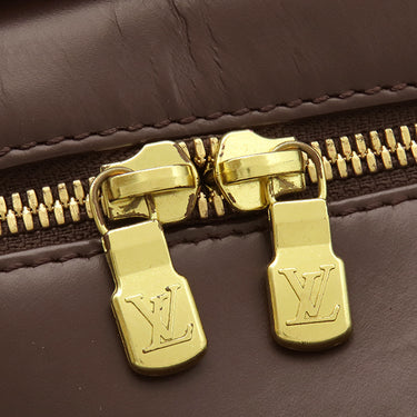 ルイヴィトン LOUIS VUITTON サリア オリゾンタル N51282 ダミエエベヌ ダミエキャンバス ハンドバッグ ゴールド金具 茶 ボストン