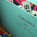 シャネル CHANEL ミニミニマトラッセ AP3708 ライトブルー ラムスキン ショルダーバッグ シルバー金具 水色 ポシェット