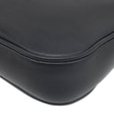 グッチ GUCCI ルネッタ スモール クロスボディバッグ 863406 ブラック レザー ソフトレザー ショルダーバッグ シルバー金具 黒 ウェブストライプ ヴィンテージ風