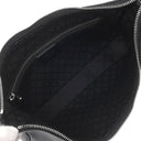 グッチ GUCCI ルネッタ スモール クロスボディバッグ 863406 ブラック レザー ソフトレザー ショルダーバッグ シルバー金具 黒 ウェブストライプ ヴィンテージ風
