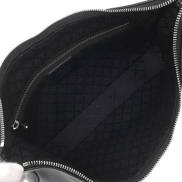 グッチ GUCCI ルネッタ スモール クロスボディバッグ 863406 ブラック レザー ソフトレザー ショルダーバッグ シルバー金具 黒 ウェブストライプ ヴィンテージ風