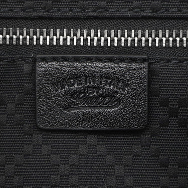 グッチ GUCCI ルネッタ スモール クロスボディバッグ 863406 ブラック レザー ソフトレザー ショルダーバッグ シルバー金具 黒 ウェブストライプ ヴィンテージ風