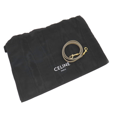 セリーヌ CELINE ベルトバッグ マイクロ ベージュ レザー 2WAYバッグ ゴールド金具 ハンドバッグ ショルダーバッグ
