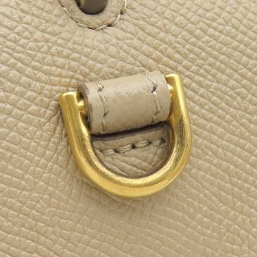 セリーヌ CELINE ベルトバッグ マイクロ ベージュ レザー 2WAYバッグ ゴールド金具 ハンドバッグ ショルダーバッグ