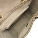 セリーヌ CELINE ベルトバッグ マイクロ ベージュ レザー 2WAYバッグ ゴールド金具 ハンドバッグ ショルダーバッグ
