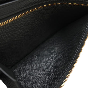 エルメス HERMES ベアンスフレ ブラック ヴォーエプソン 長財布 ゴールド金具 黒 2024年製