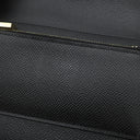 エルメス HERMES ケリーウォレット ミディアム ブラック ヴォーエプソン 三つ折り財布 ゴールド金具