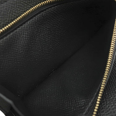 エルメス HERMES ケリーウォレット ミディアム ブラック ヴォーエプソン 三つ折り財布 ゴールド金具