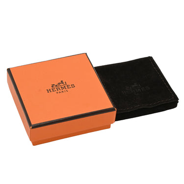 エルメス HERMES ミニマイヨン PM ペンダント クレーム×シルバー メタル エナメル ネックレス 白 アイボリー シェーヌダンクルモチーフ