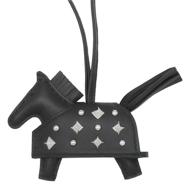 エルメス HERMES ロデオ ロベオロックPM ブラック アニョーミロ バッグチャーム シルバー金具 新品 未使用 黒 スタッズ 2025年製